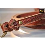 Fire Thick Leather Leash