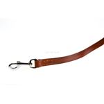Red Mahogany Leather Leash