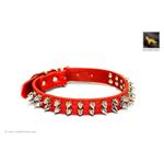 Red Gladiator Leather Collar