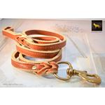 Sunset Thick Leather Leash