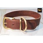 Rusty Red Oak Leather Collar