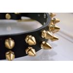 Gladiator Spiked Leather Collar