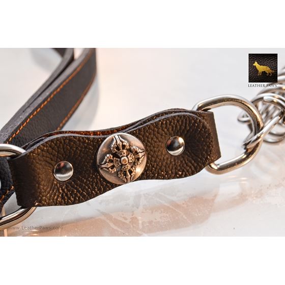 Warrior Short Leather Leash